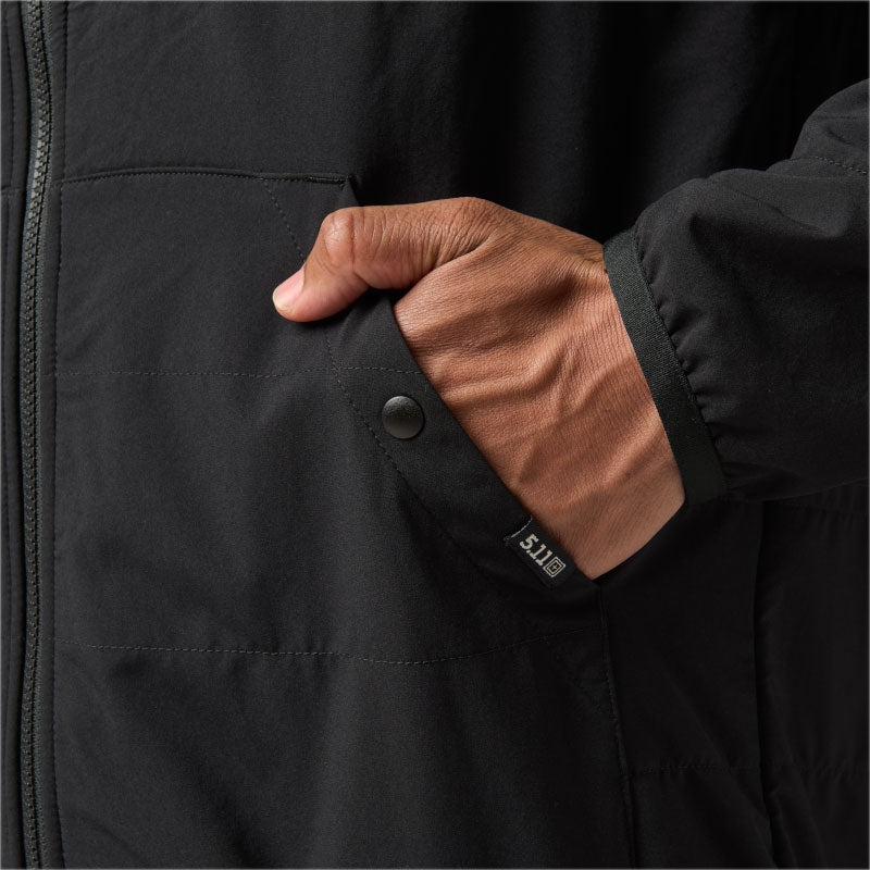 Veste Vista fermeture intégrale 5.11 Tactical extensible doublée polaire pour la randonnée