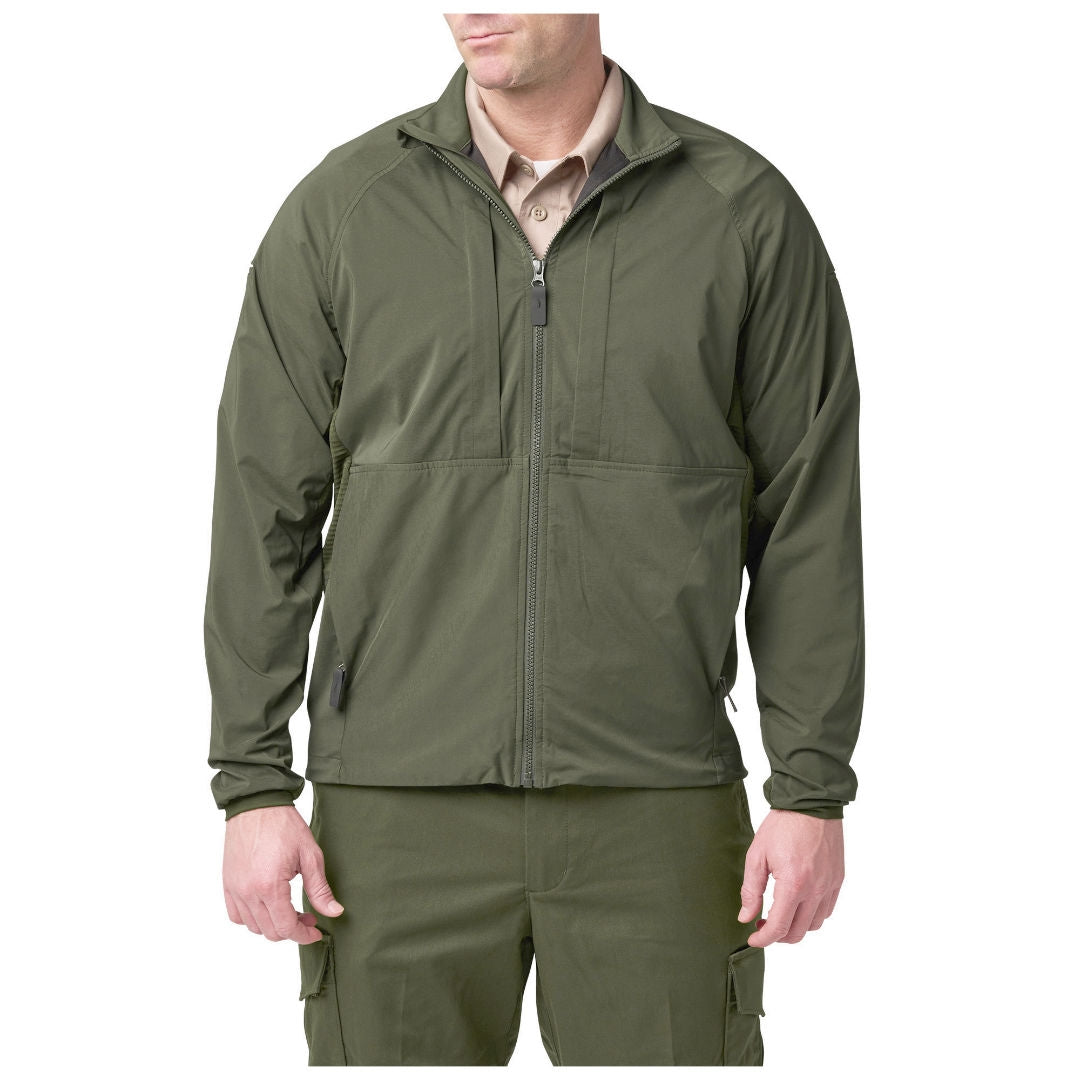 Veste coupe-vent LT extensible 5.11 Tactical longueur service à panneaux respirants