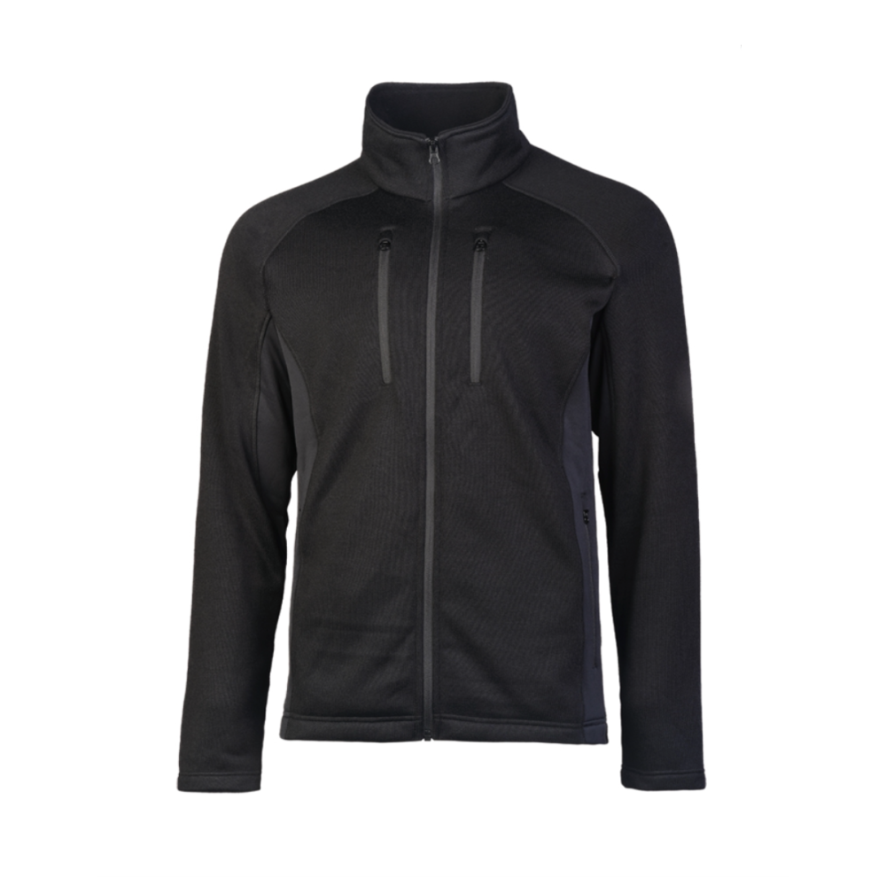 Veste polaire Mil-Tec Structure Fleece aiguilletée 360 g/m² avec inserts élastiques latéraux
