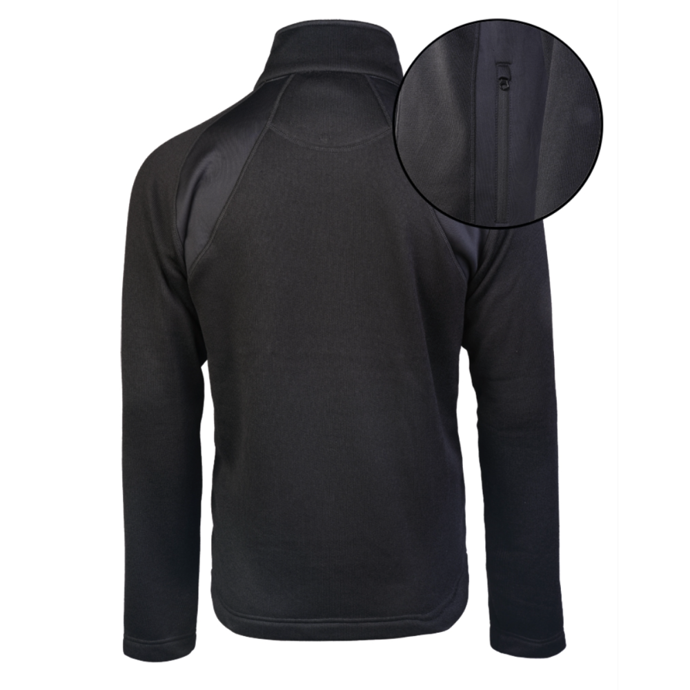 Veste polaire Mil-Tec Structure Fleece aiguilletée 360 g/m² avec inserts élastiques latéraux