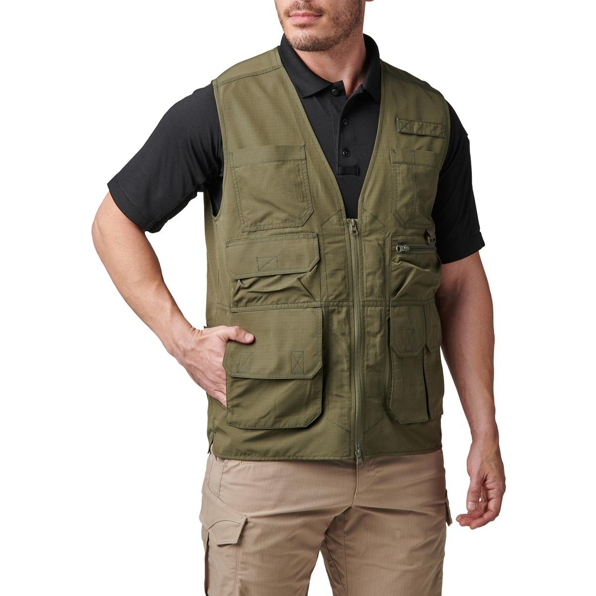 Veste sans manche Fast-Tac 5.11 Tactical 13 poches ripstop finition déperlante