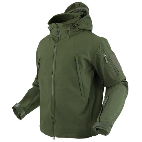Veste softshell Condor Summit capuche escamotable membrane et aérations sous les bras