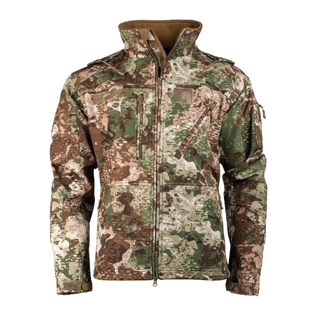 Veste softshell Mil-Tec SCU14 CIV-TEC laminé 3 couches polyester-élasthanne membrane respirante colonne 5 000 mm