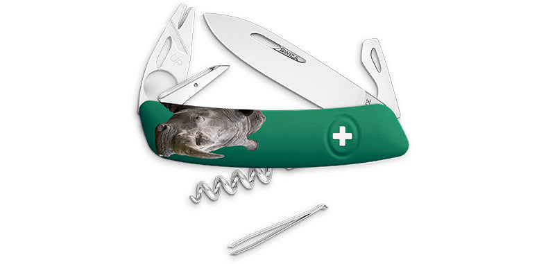 Couteau suisse Swiza TT03 Tick Tool Rhinoceros tire-tique à loupe 11 fonctions