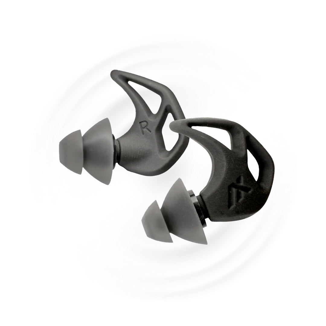 Bouchons d'oreilles AXIL X20 protection SNR 24 dB avec étui rigide et cinq paires d'embouts