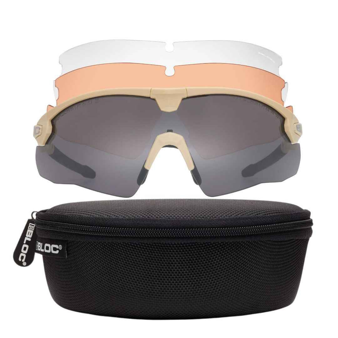 Lunettes de protection Bloc Tactical LYNX écran polycarbonate 2 mm EN 166 1 FT KN