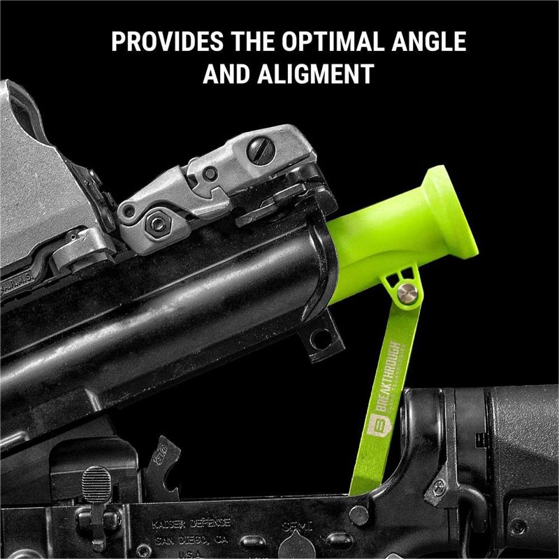 Guide de baguette Breakthrough pour AR15 avec verrou pivotant pour nettoyage du canon