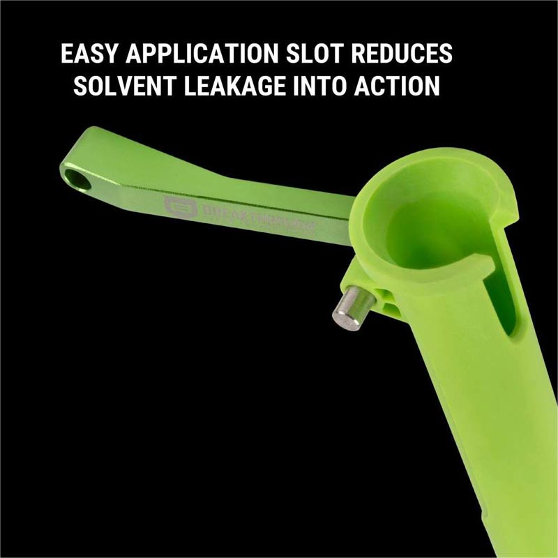 Guide de baguette Breakthrough pour AR15 avec verrou pivotant pour nettoyage du canon