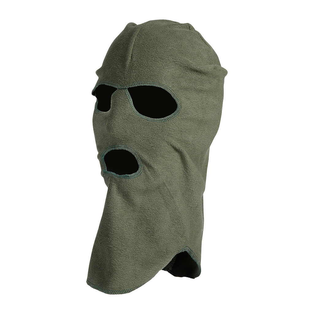 Cagoule trois trous Ares en polaire taille unique pour le service en saison froide
