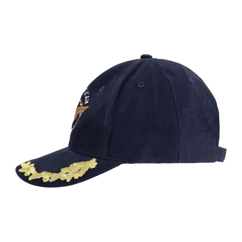 Casquette Armée de l'air Ares à feuille de chêne sur visière modèle de tradition