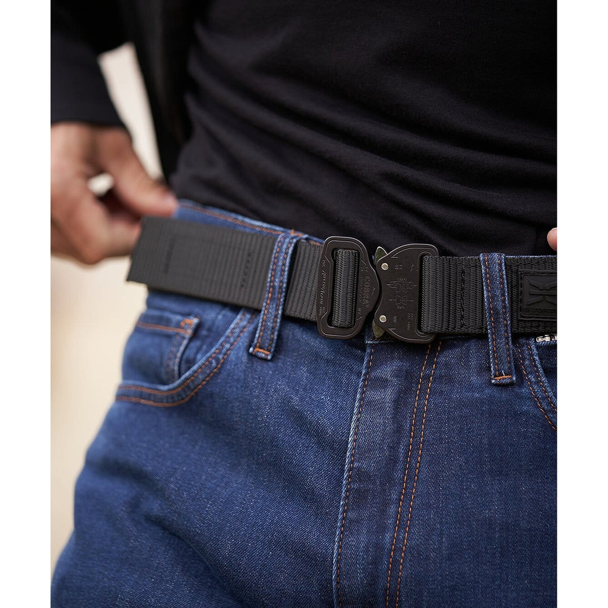 Ceinture tactique GK Undercover boucle AustriAlpin Cobra sangle nylon 38 mm