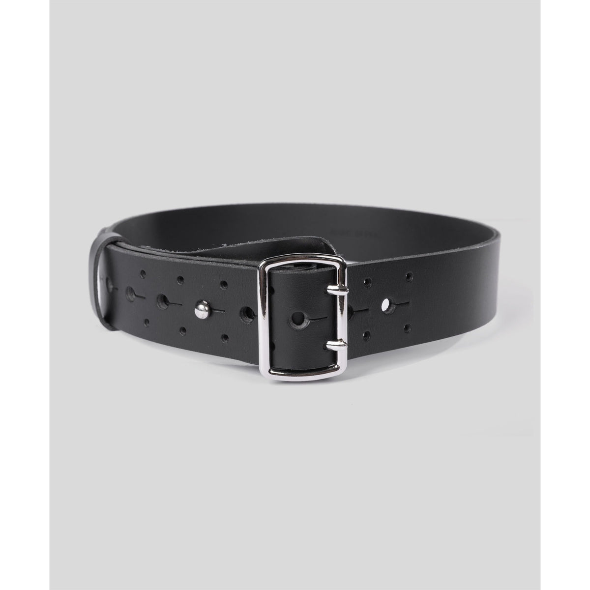 Ceinturon de service GK Professional cuir 45 mm boucle double ardillon et bouton à gorge