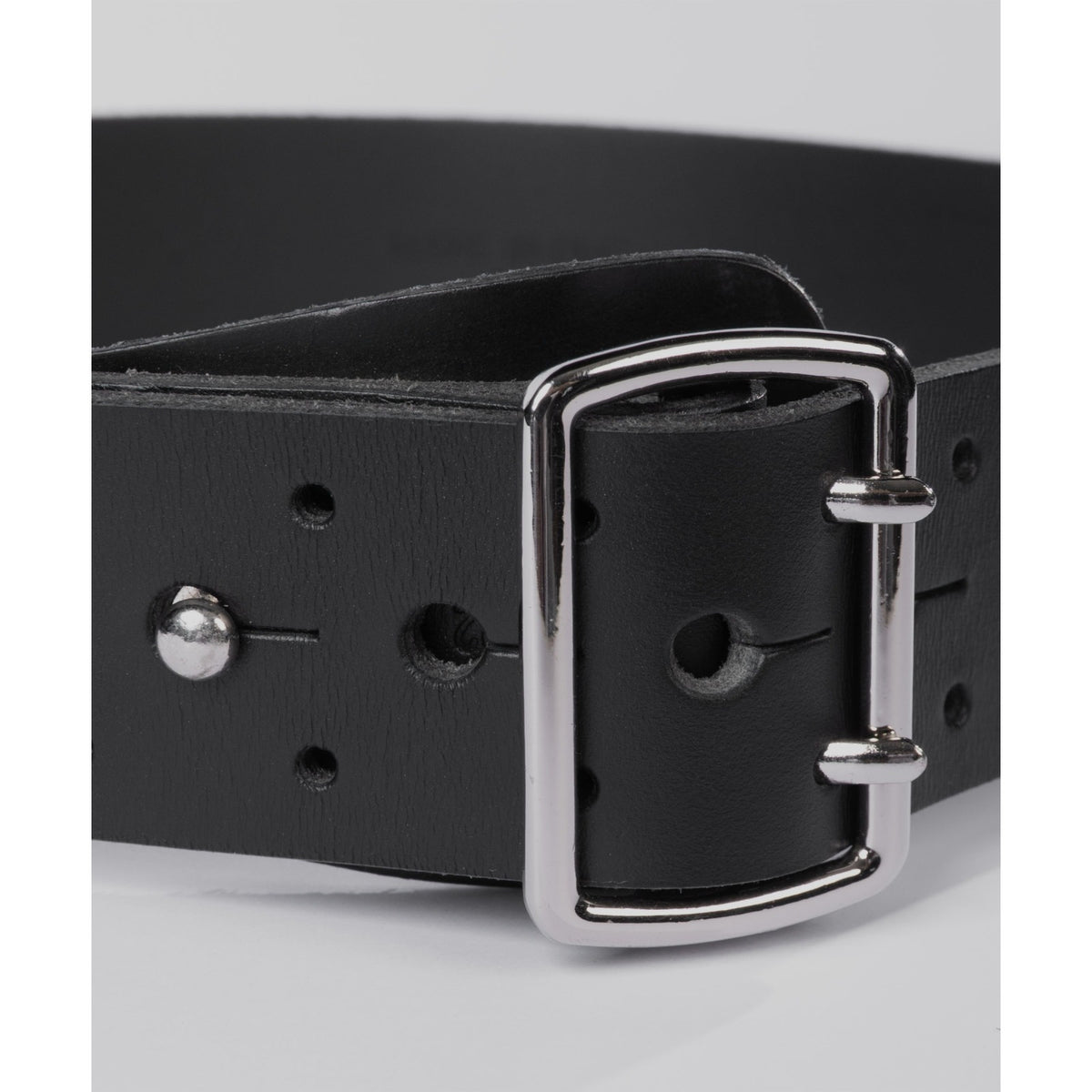 Ceinturon de service GK Professional cuir 45 mm boucle double ardillon et bouton à gorge