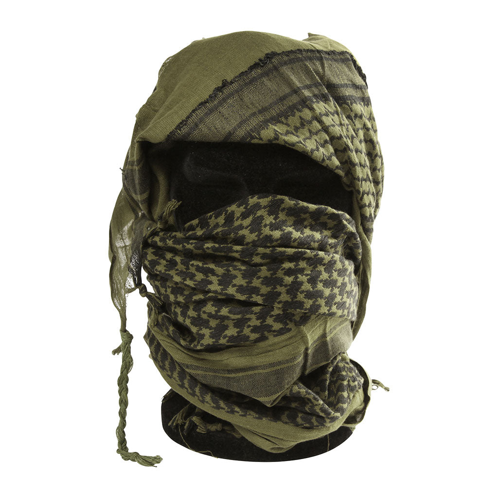Chèche shemagh Ares, foulard de protection du visage contre la poussière en opération