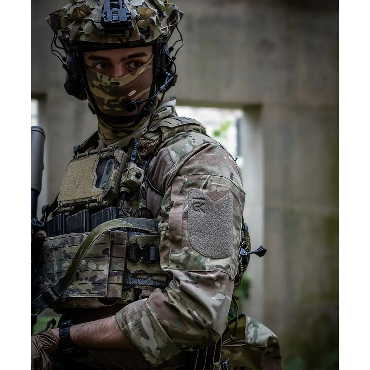 Chemise de combat UBAS GK Dutycall GEN 1 ripstop 220 g col montant à glissière
