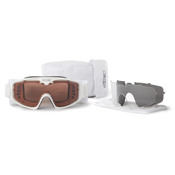Kit masque balistique ESS Influx ventilation AVS réglable et 2 écrans de 3 mm