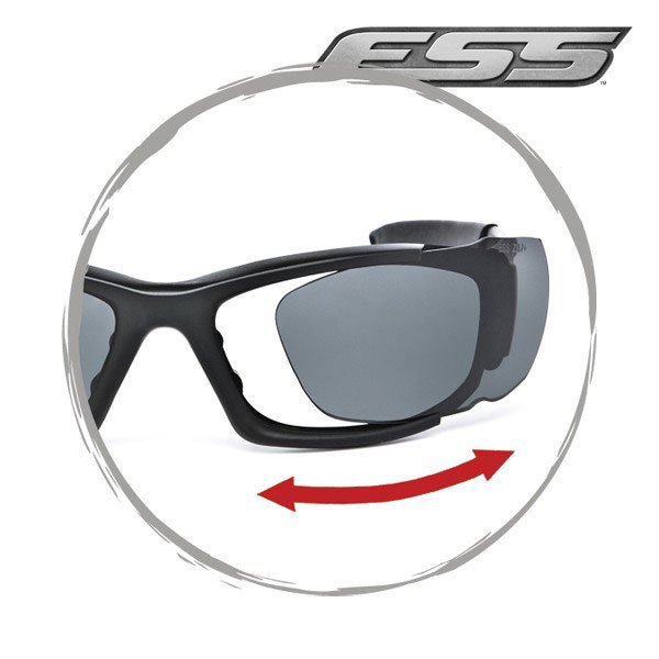 Verres de rechange ESS CDI paire sept teintes au choix ANSI Z87.1+ MIL-PRF-31013