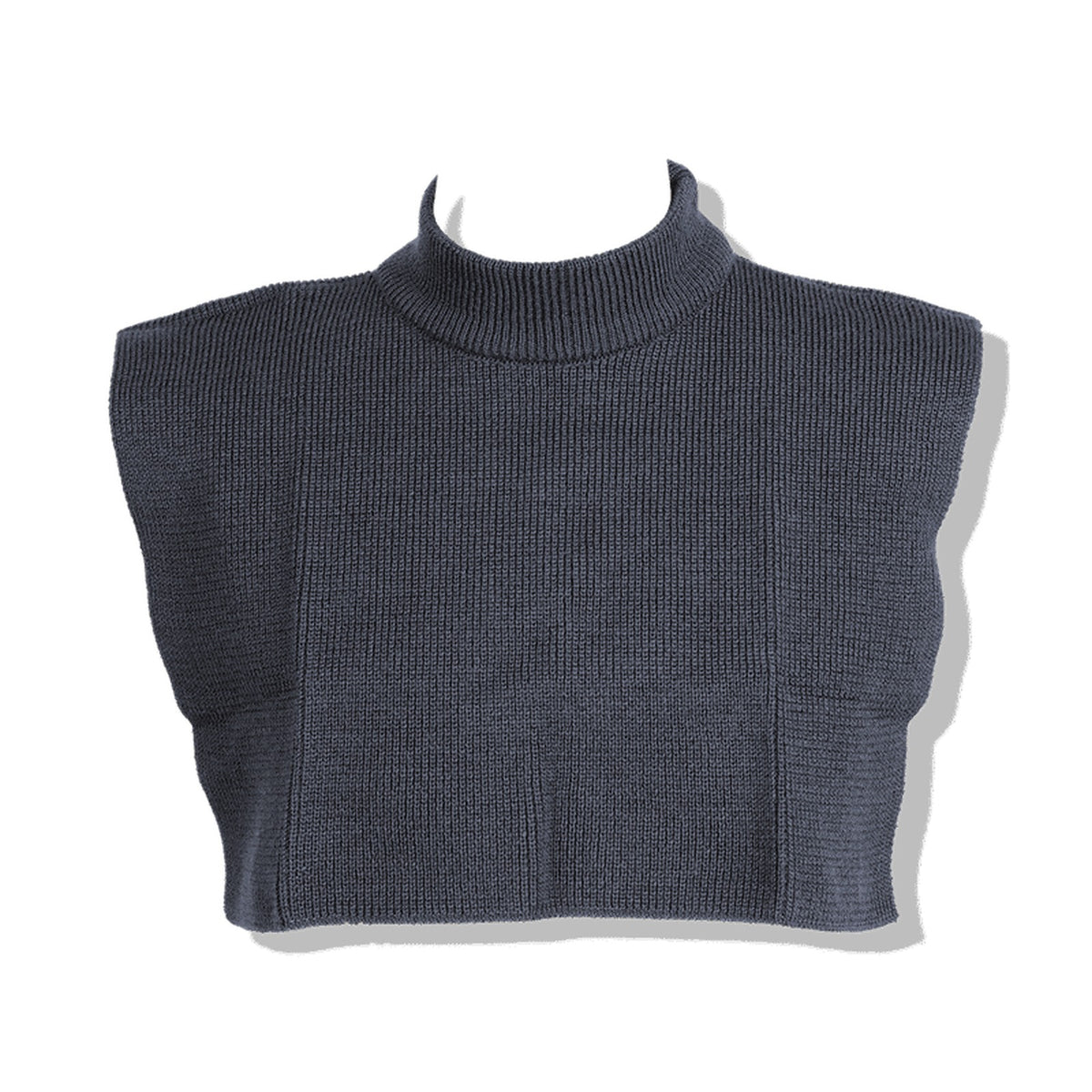 Faux col roulé GK Professional en maille de laine et acrylique pour tenue de service