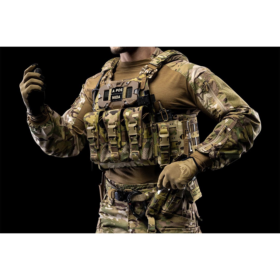 Ceinture tactique Frog Pro Mamba 104-116 cm en Tegris et Cordura, boucle AustriAlpin COBRA