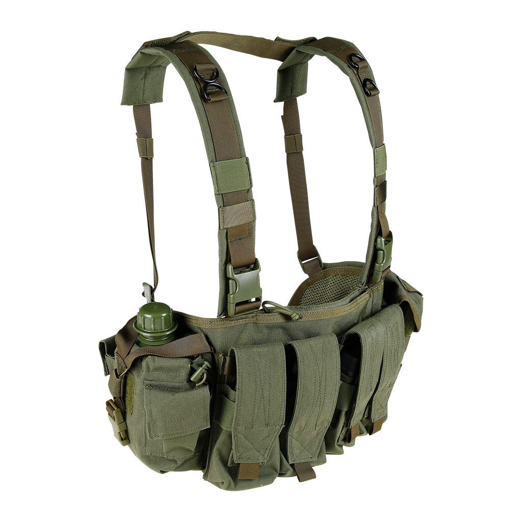 Gilet chest rig Ares Maroni allégé pour milieu tropical, pochettes amovibles et maille 3D