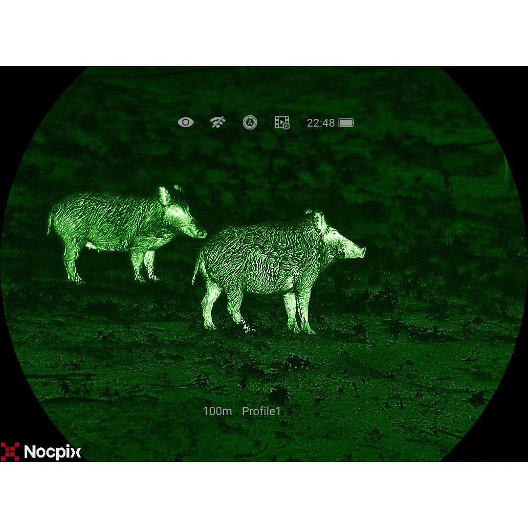 Lunette thermique Nocpix MATE H50R capteur 640 × 512 px 60 Hz télémètre laser 1 200 m