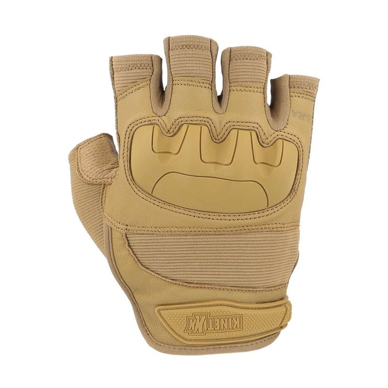 Mitaines tactiques Kinetixx X-Ra en cuir digital à protection TPE aux jointures