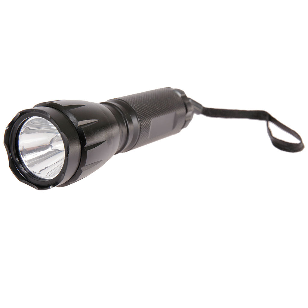 Lampe tactique Ares 400 lumens en aluminium anodisé sur 3 piles AAA autonomie 5 heures