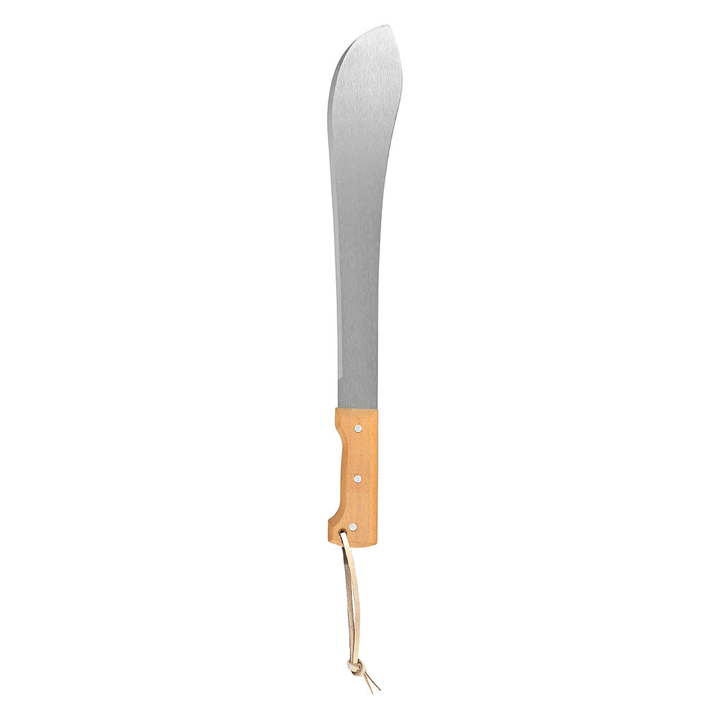 Machette Ares de type Bolo lame acier carbone 35 cm longueur totale 50 cm avec housse coton