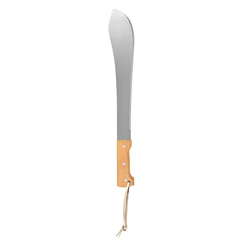 Machette Ares de type Bolo lame acier carbone 35 cm longueur totale 50 cm avec housse coton