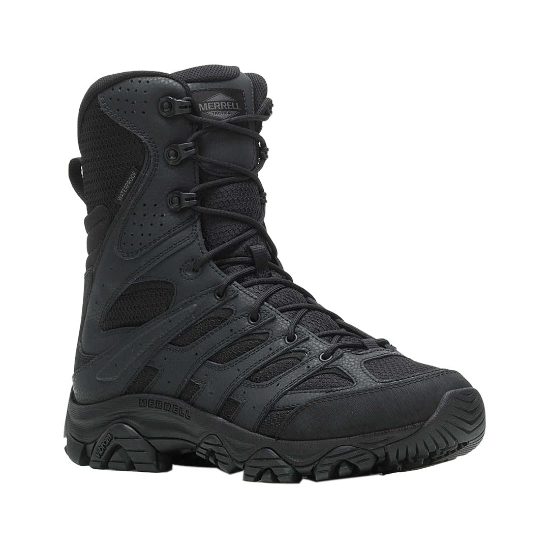 Chaussures d'intervention Merrell Moab 3 Tactical 8 pouces imperméables à glissière latérale