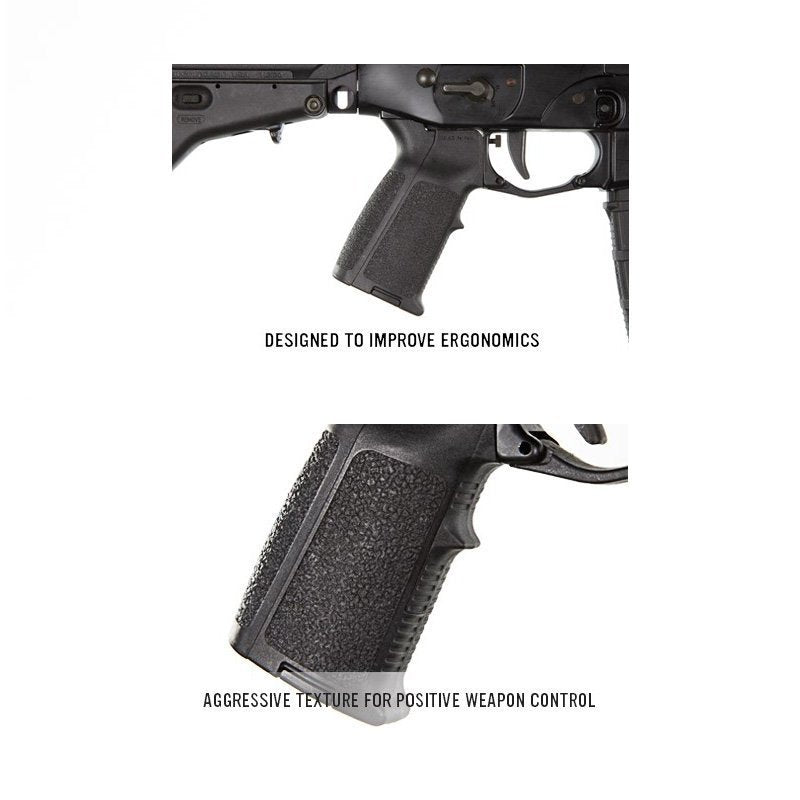 Kit poignée pistolet MIAD GEN 1.1 Type 2 Magpul pour AR10 avec trois dos interchangeables
