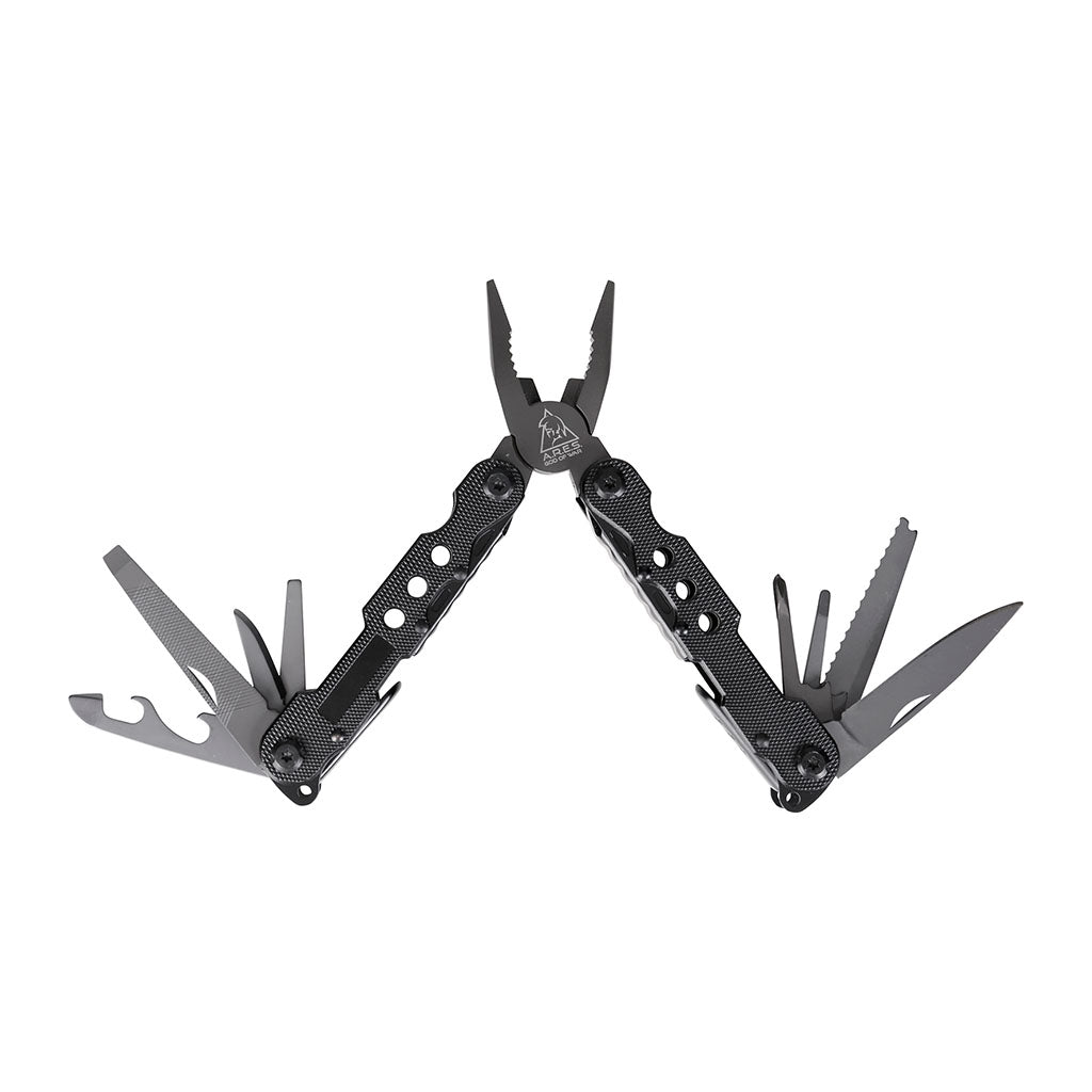 Pince multifonctions Ares Black Crab 12 outils 260 grammes avec étui à passant de ceinture