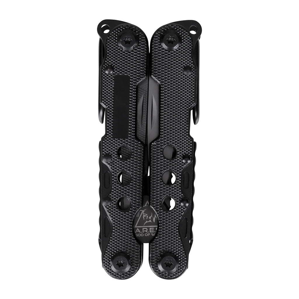 Pince multifonctions Ares Black Crab 12 outils 260 grammes avec étui à passant de ceinture