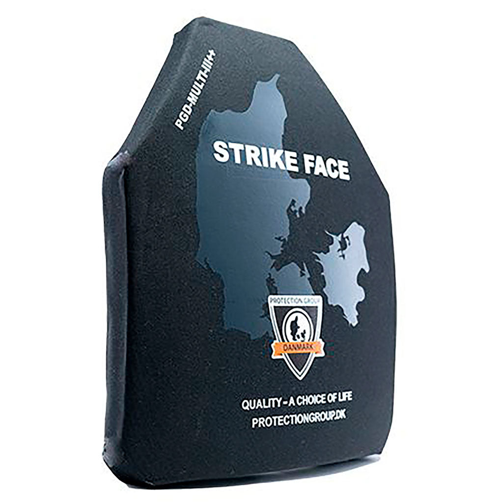 Plaque balistique PGD Berserker NIJ III autonome, 30 x 25 cm, 2,5 kg et coupe SAPI