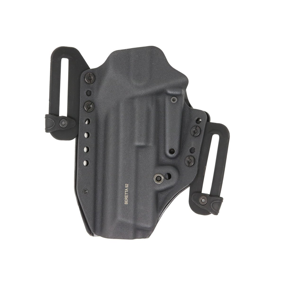Holster discret Drop Extreme Radar 1957 Beretta 92F niveau II, fixation MMS Rubber-Tech