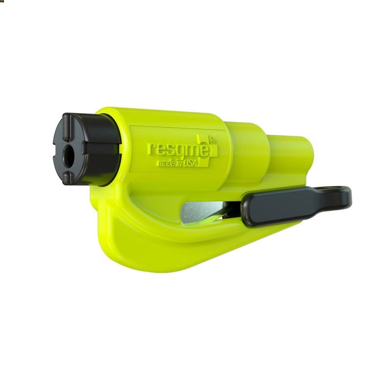 Brise-vitre coupe-sangle Resqme pour porte-clés en ABS et acier inoxydable 7,6 cm