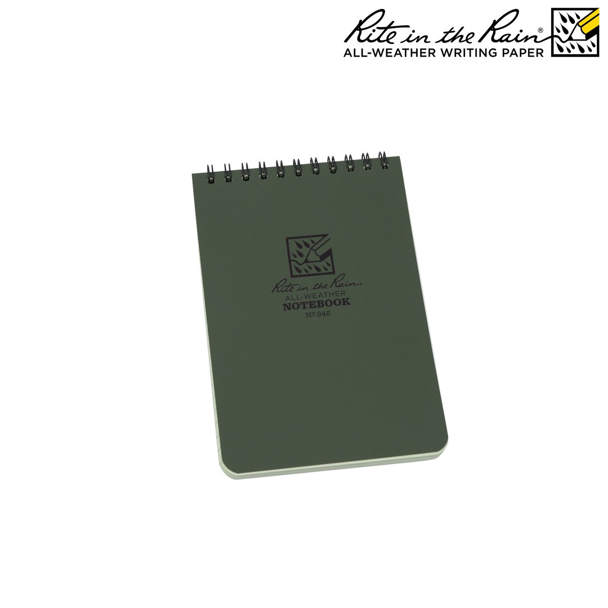 Porte-carnet Rite In The Rain en Cordura pour carnet 10 × 15 cm à spirale supérieure