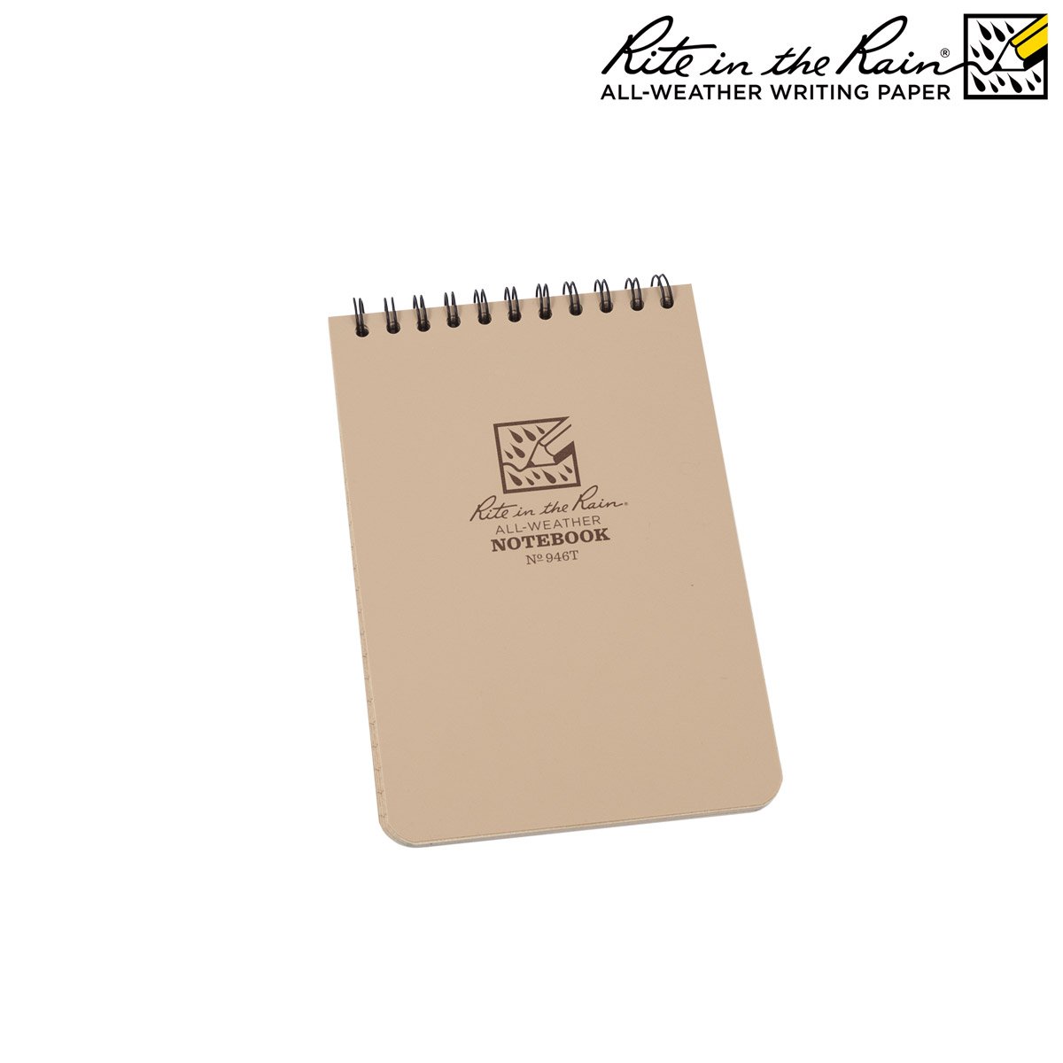 Porte-carnet Rite In The Rain en Cordura pour carnet 10 × 15 cm à spirale supérieure