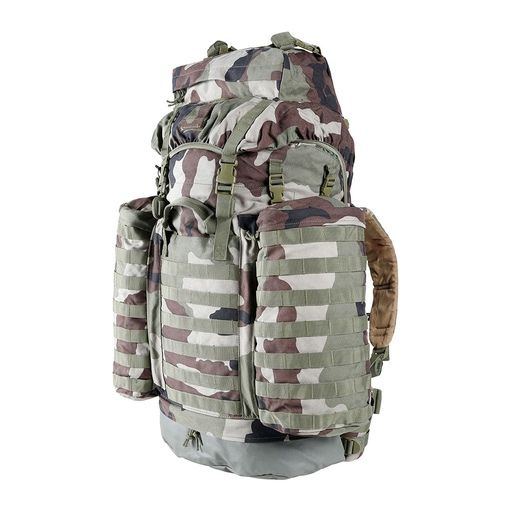 Sac à dos de combat Ares 100 L couvre-sac intégré et poches latérales amovibles MOLLE