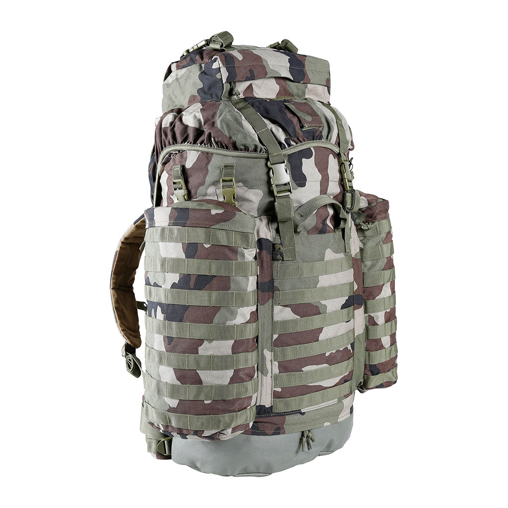 Sac à dos de combat Ares 100 L couvre-sac intégré et poches latérales amovibles MOLLE