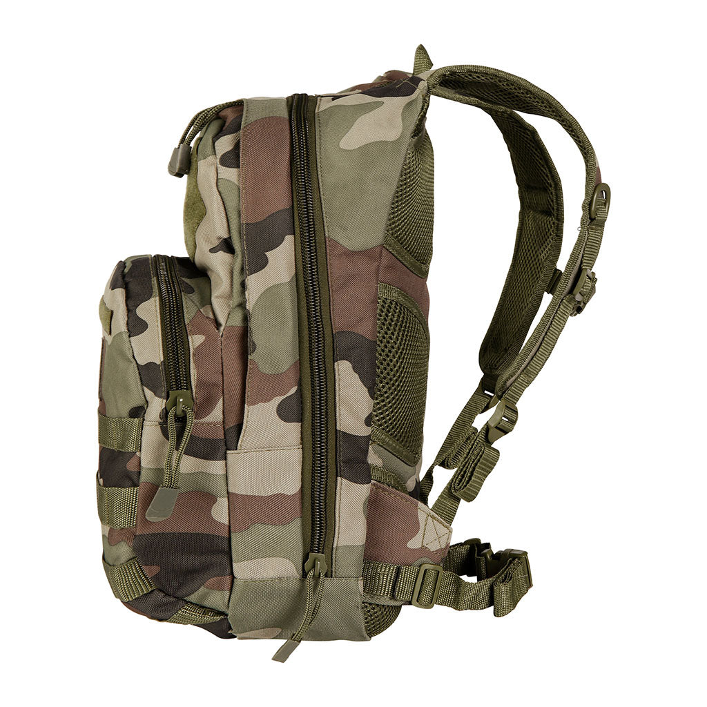 Sac à dos modulable Ares 20 à 30 L à soufflet avec sangle ventrale et système MOLLE