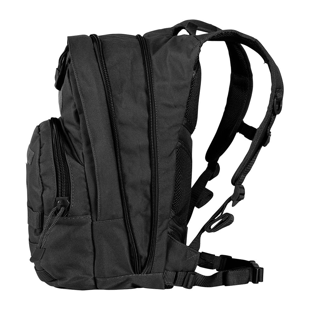 Sac à dos modulable Ares 20 à 30 L à soufflet avec sangle ventrale et système MOLLE