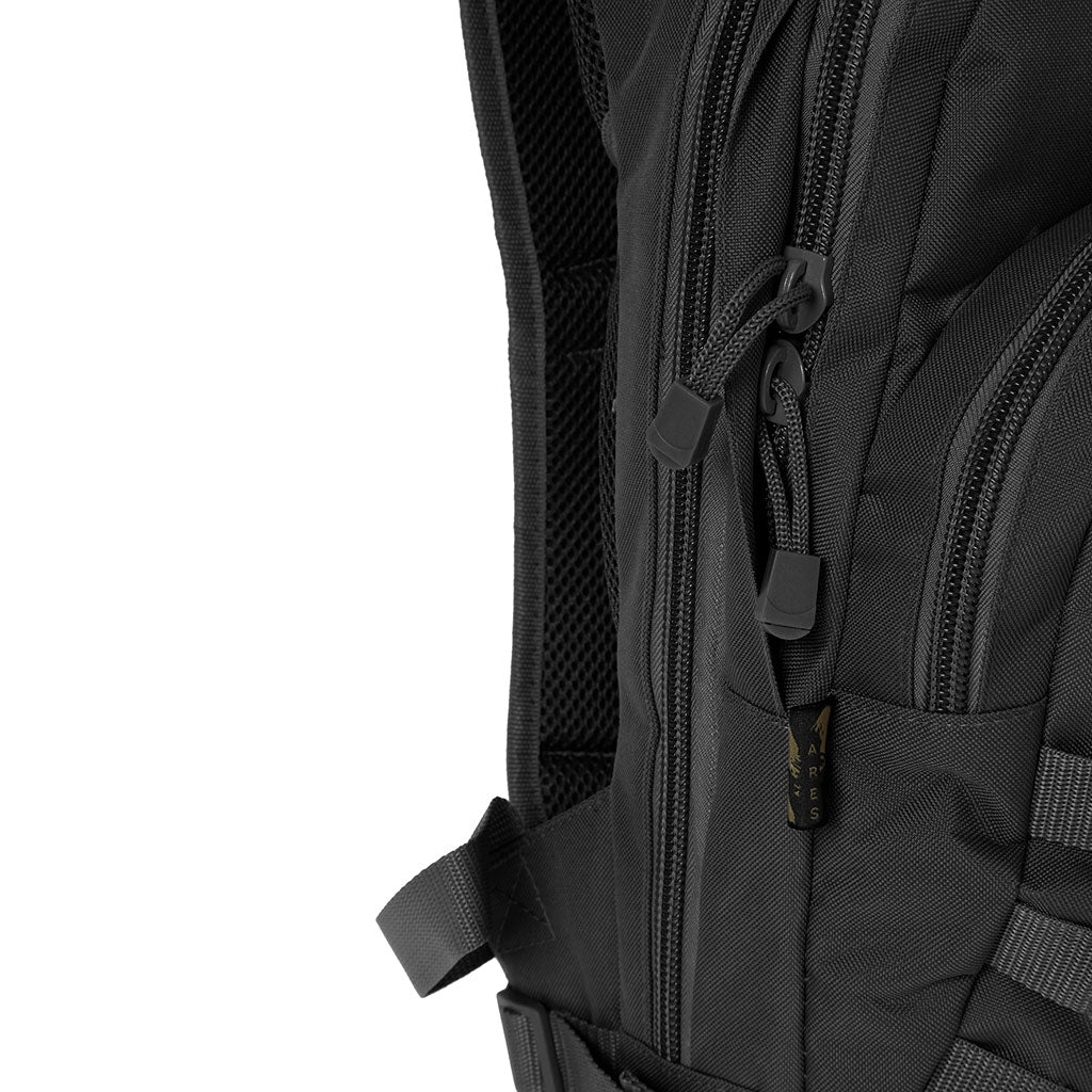 Sac à dos modulable Ares 20 à 30 L à soufflet avec sangle ventrale et système MOLLE