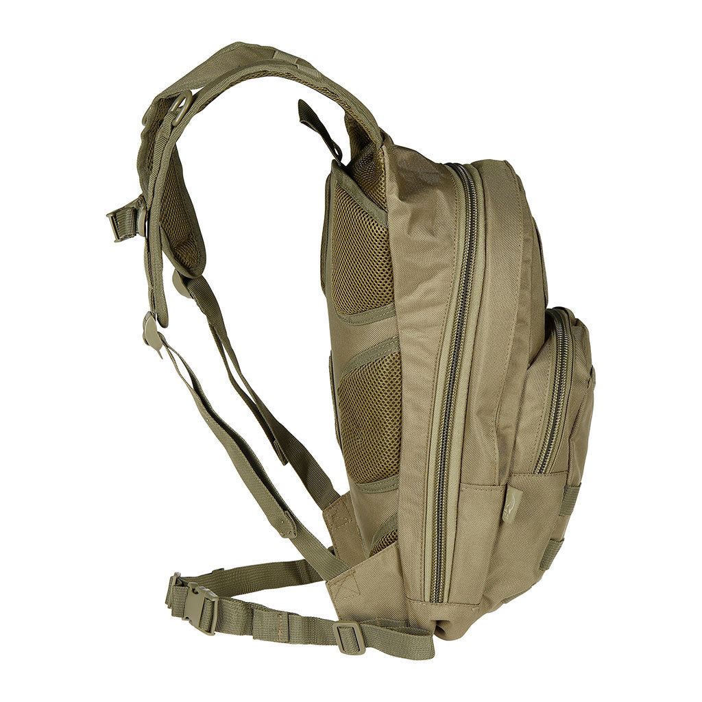 Sac à dos modulable Ares 20 à 30 L à soufflet avec sangle ventrale et système MOLLE