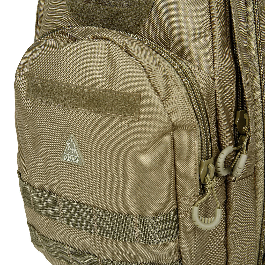 Sac à dos modulable Ares 20 à 30 L à soufflet avec sangle ventrale et système MOLLE