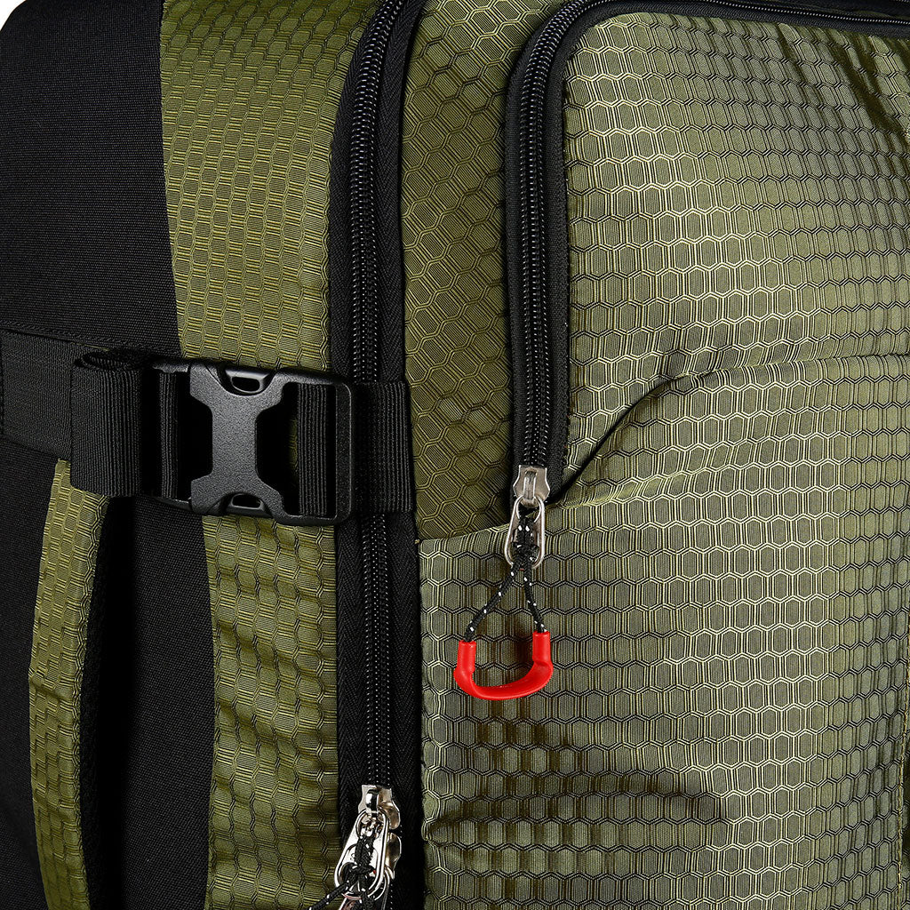 Sac de voyage cabine à roulettes Ares Elite Case 48 L toile Ripstop poche ordinateur