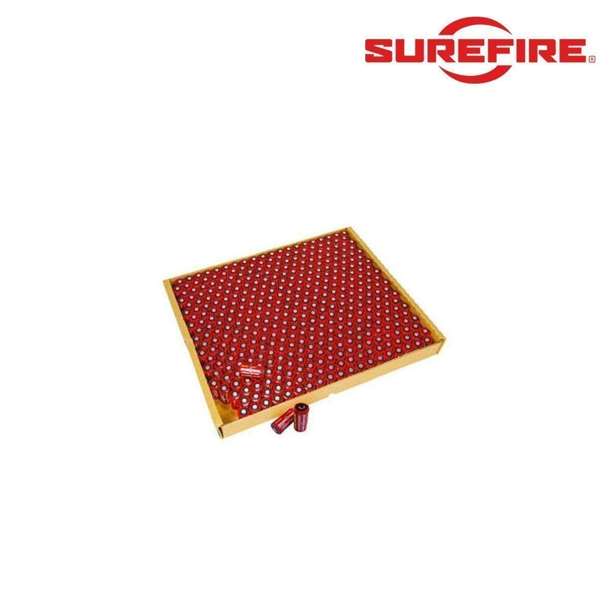 Pack de 2 batteries rechargeables Surefire LFP123A lithium-fer-phosphate 450 mAh