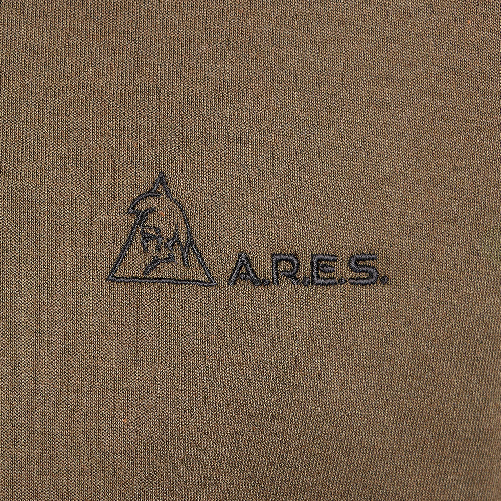 Sweat à capuche Ares polycoton 350 g/m² brodé FRENCH ARMY poche à glissière