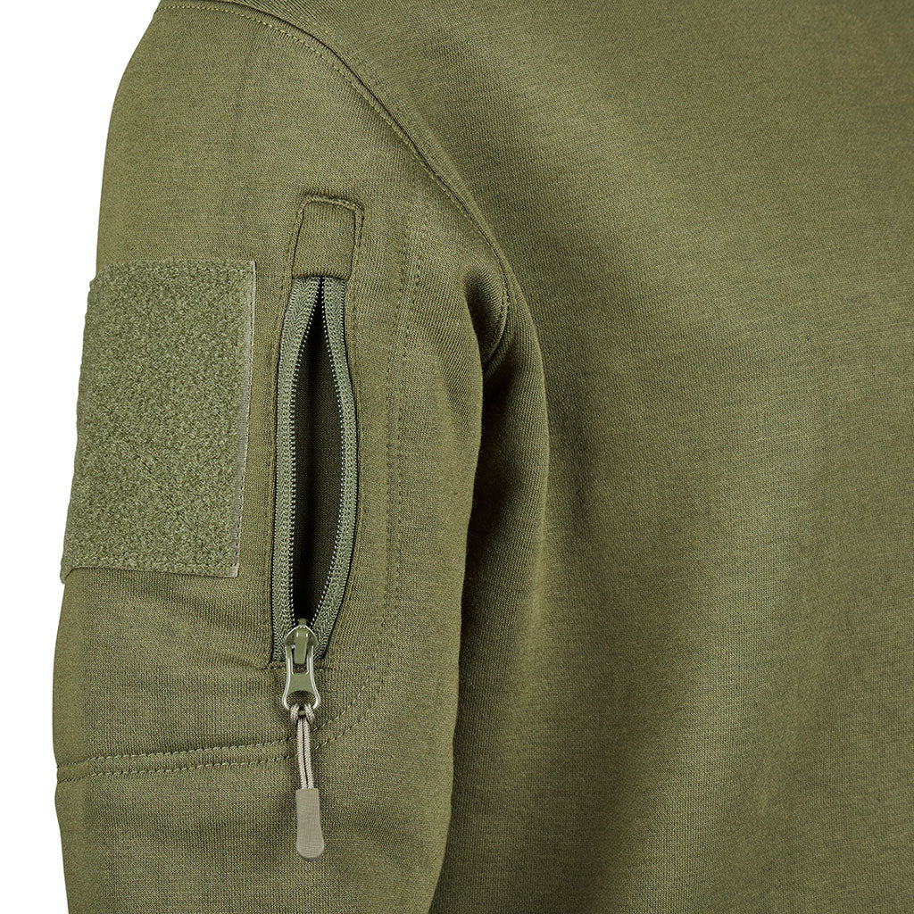 Sweat-shirt Ares col rond polycoton 350 g/m² brodé FRENCH ARMY au dos