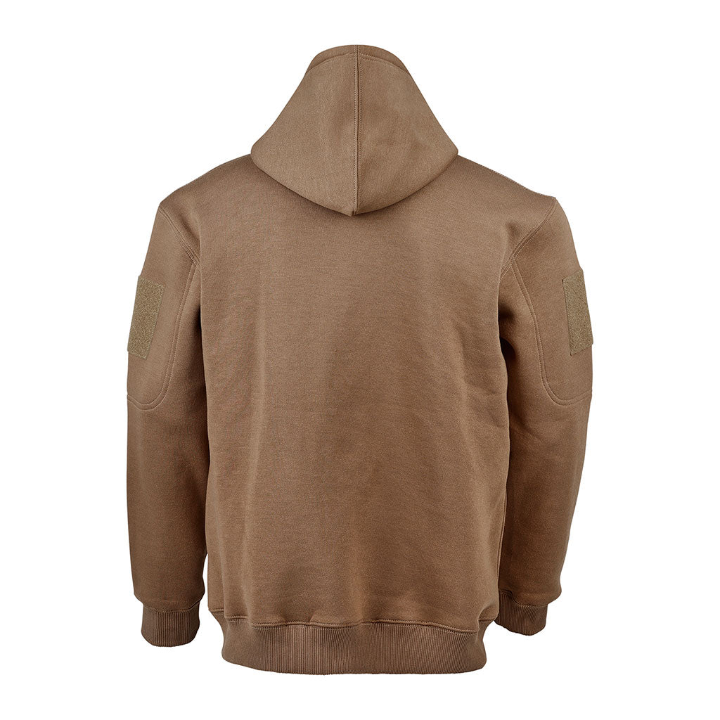 Sweat à capuche Ares à fermeture à glissière polycoton 350 g/m² poches fermées